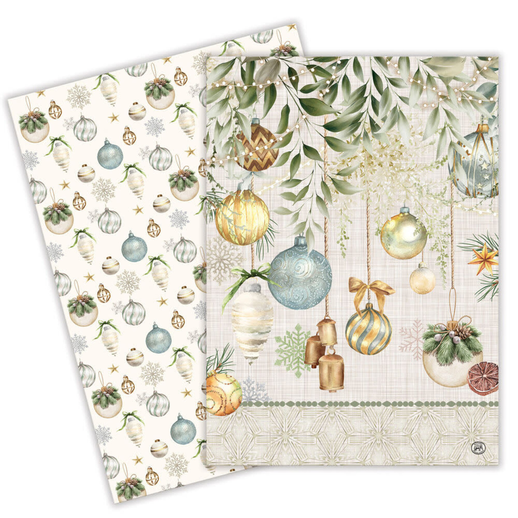 MICHEL DESIGN WORKS MICHEL DESIGN Holiday Tea Towel S/2 - Peace On Earth