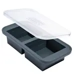 SOUPER CUBES SOUPER CUBES 2 Cup Tray - Charcoal