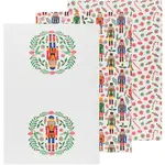DANICA DANICA Baker's Floursack Dishtowels 3pk - Nutcracker Christmas