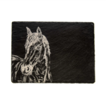 SELBRAE HOUSE SELBRAE HOUSE Slate Cheese Board - Horse Portrait