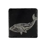 SELBRAE HOUSE SELBRAE HOUSE Single Slate Coaster - Whale