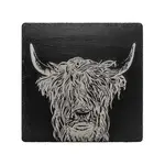 SELBRAE HOUSE SELBRAE HOUSE Slate Pot Stand - Highland Cow