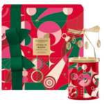 GLASSHOUSE GLASSHOUSE Candle With Spinning Carousel Gift Set - Kyoto In Bloom