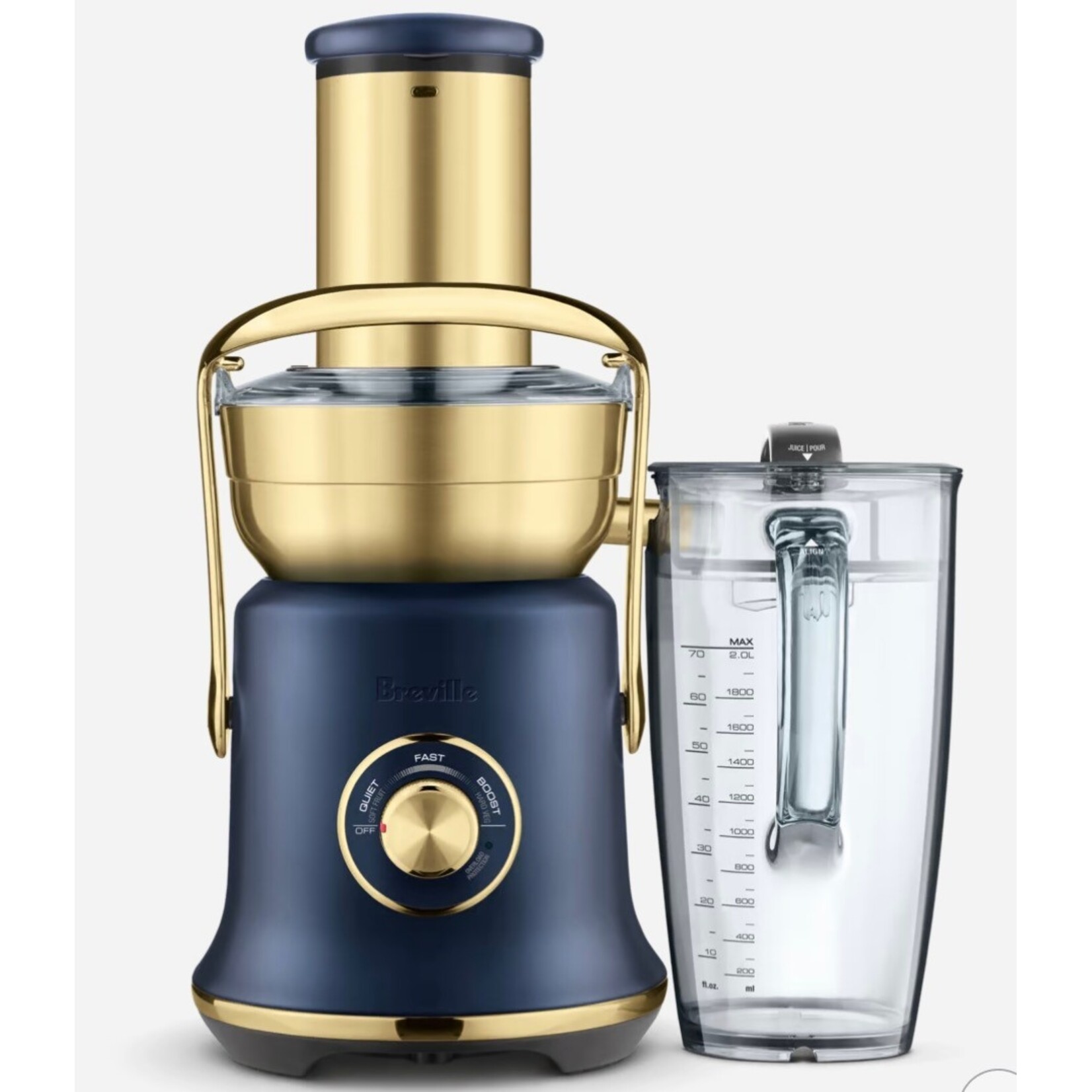 BREVILLE BREVILLE The Juice Fountain Cold XL - Damson Blue/Brass