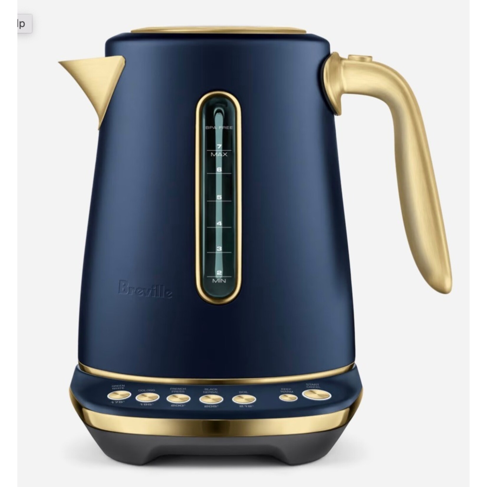 BREVILLE BREVILLE Luxe Smart Kettle - Damson Blue/Brass REG $339.99