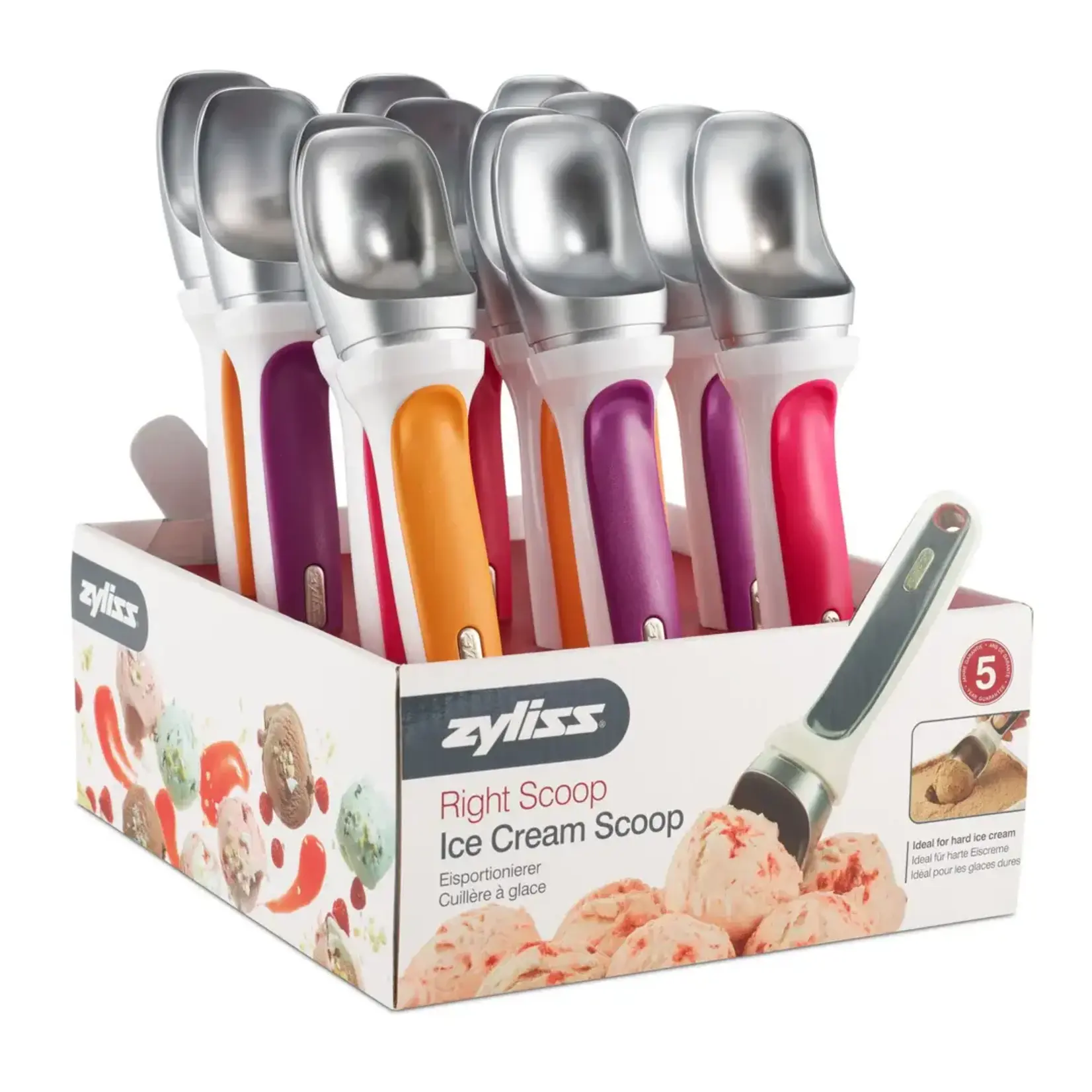 ZYLISS ZYLISS Right Scoop Ice Cream - Beige, Pink, Berry