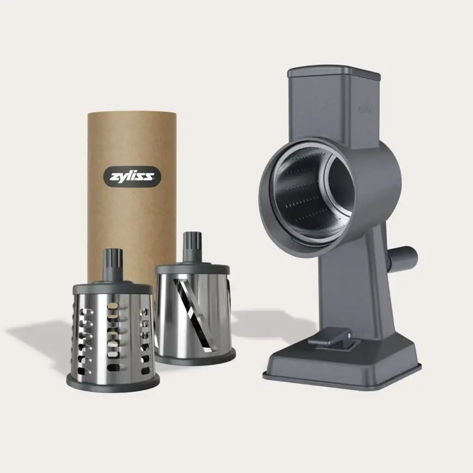 ZYLISS ZYLISS Classic Rotary Cheese Grater - Dark Grey