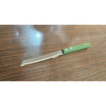 JEAN DUBOST JEAN DUBOST Serrated Bread Knife - Green Beechwood