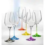 BOHEMIA CRYSTAL BOHEMIA CRYSTAL Wine 600ml Rainbow Fresh Assorted - Single