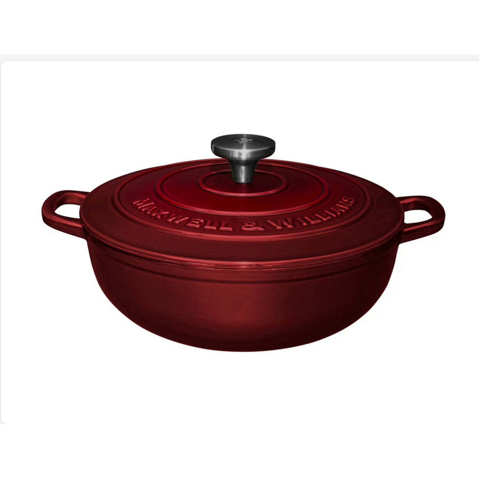 MAXWELL WILLIAMS MAXWELL WILLIAMS Cast Iron Casserole Dish 4L - Merlot