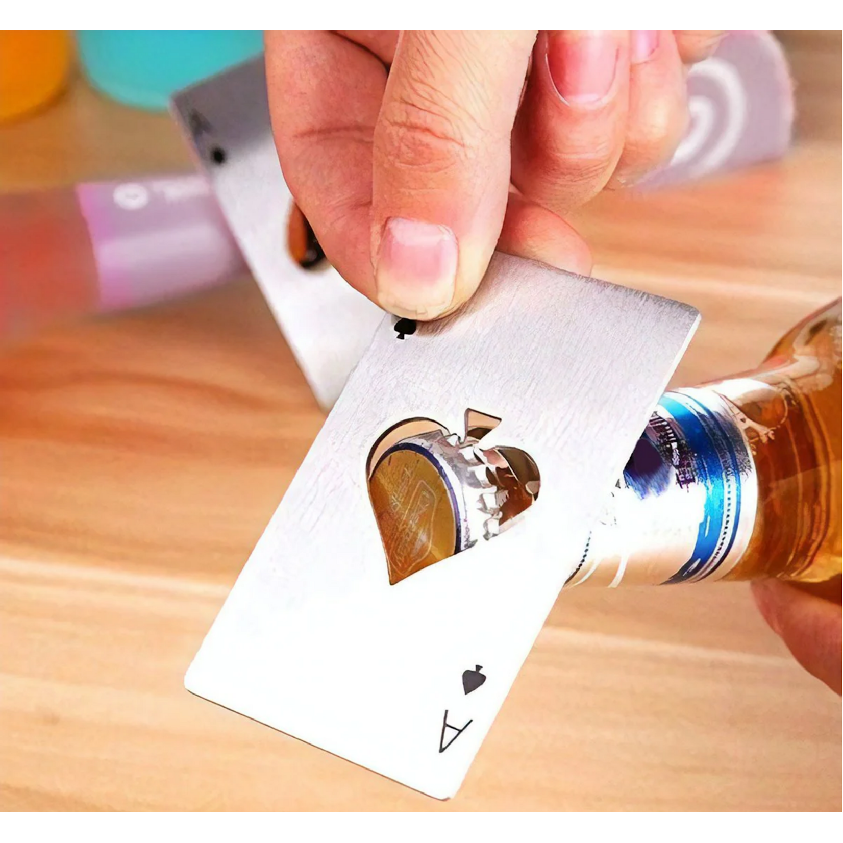 MAD MAN MAD MAN Ace of Spades Bottle Opener - Stainless