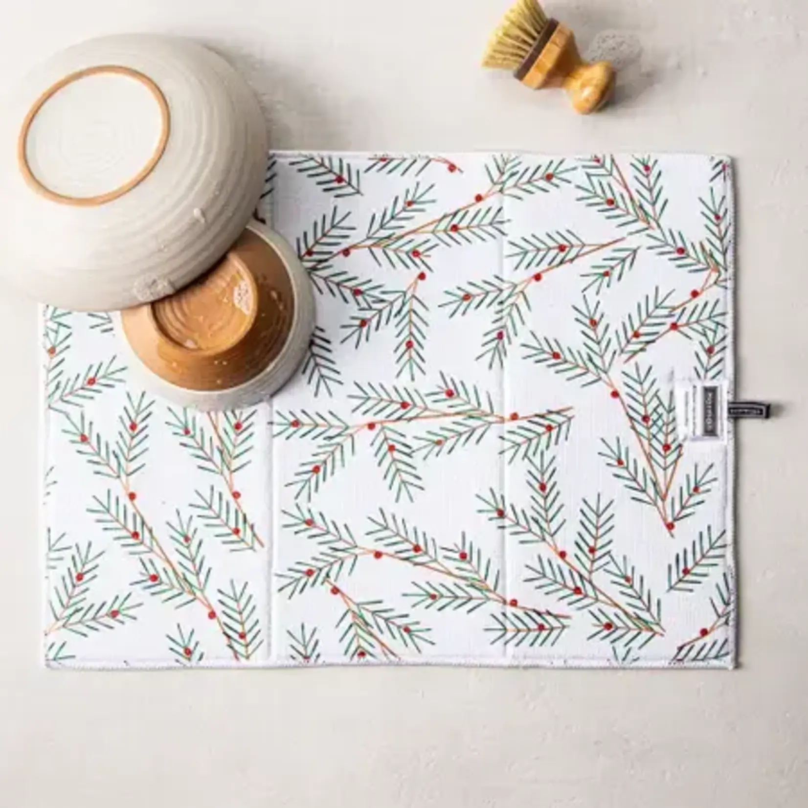 HARMAN HARMAN  Slim Holly Printed Drying Mat