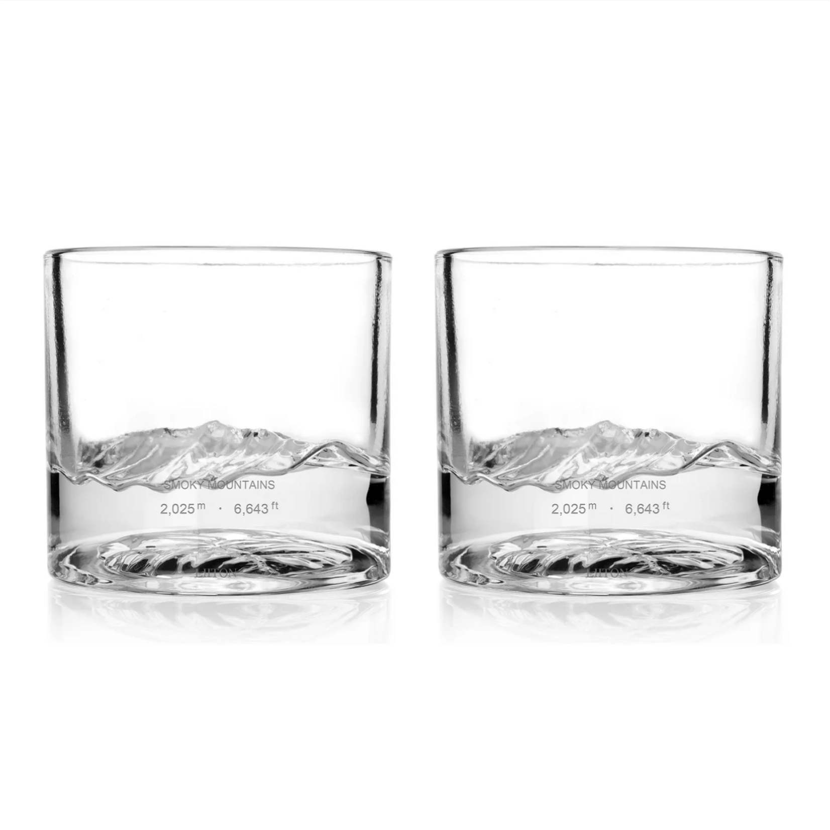 LIITON LIITON Smoky Mountain Glasses S/2 Clear