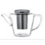 VIVA Infusion Glass Teapot 1l - Stone Grey