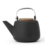 VIVA Nicola Porcelain Teapot - Charcoal