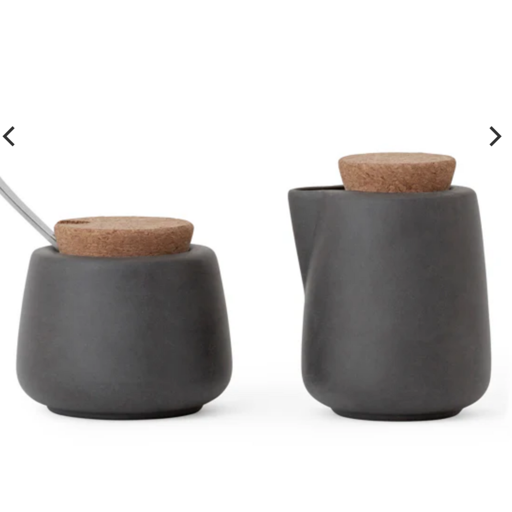 VIVA Nicola Milk and Sugar Set - Charcoal