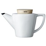 VIVA Infusion Porcelain Teapot with Wooden Lid