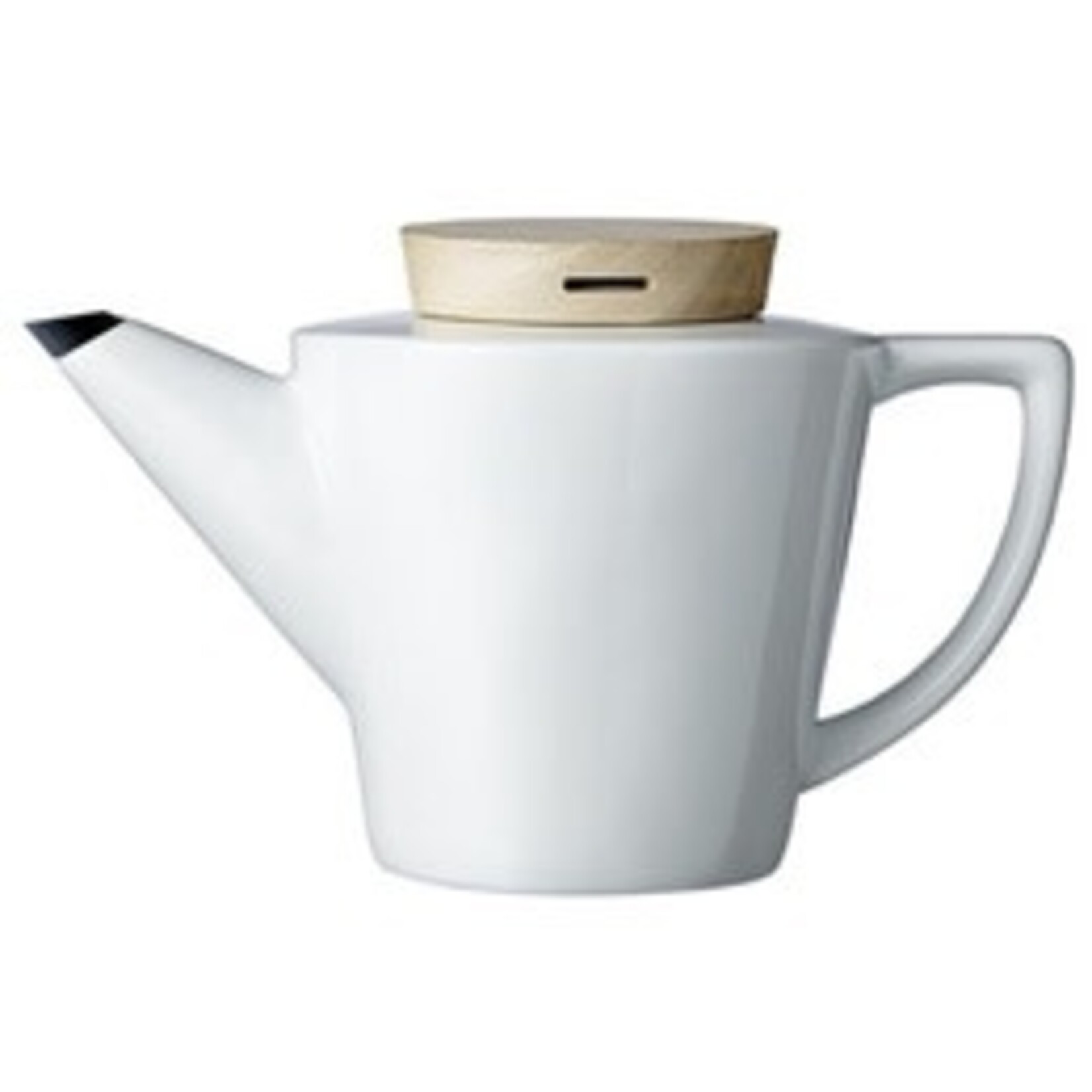 VIVA Infusion Porcelain Teapot with Wooden Lid