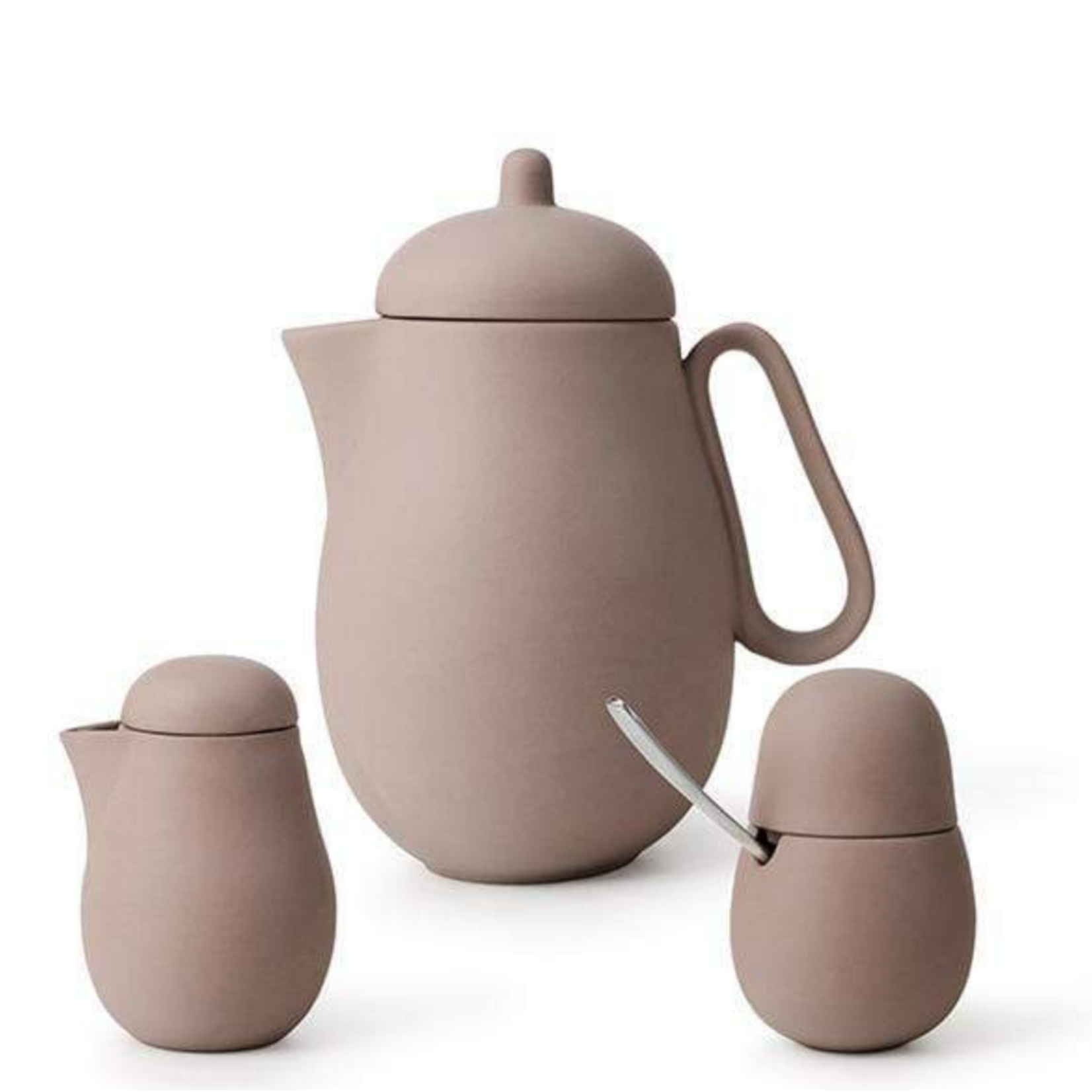 VIVA Nina Tea Set - Powder Brown