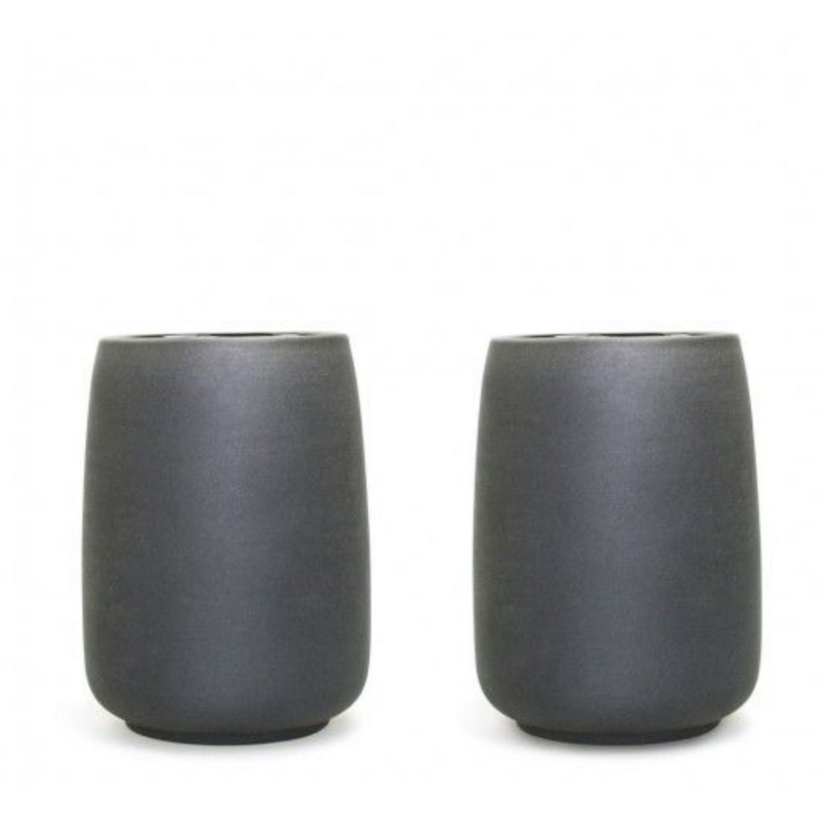 VIVA Nicola Double Walled Tea Cup Large - Charcoal s/2