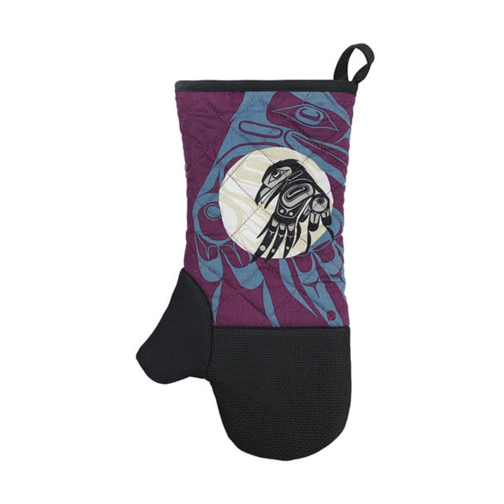 NATIVE NORTHWEST Oven Mitt - Raven Moon