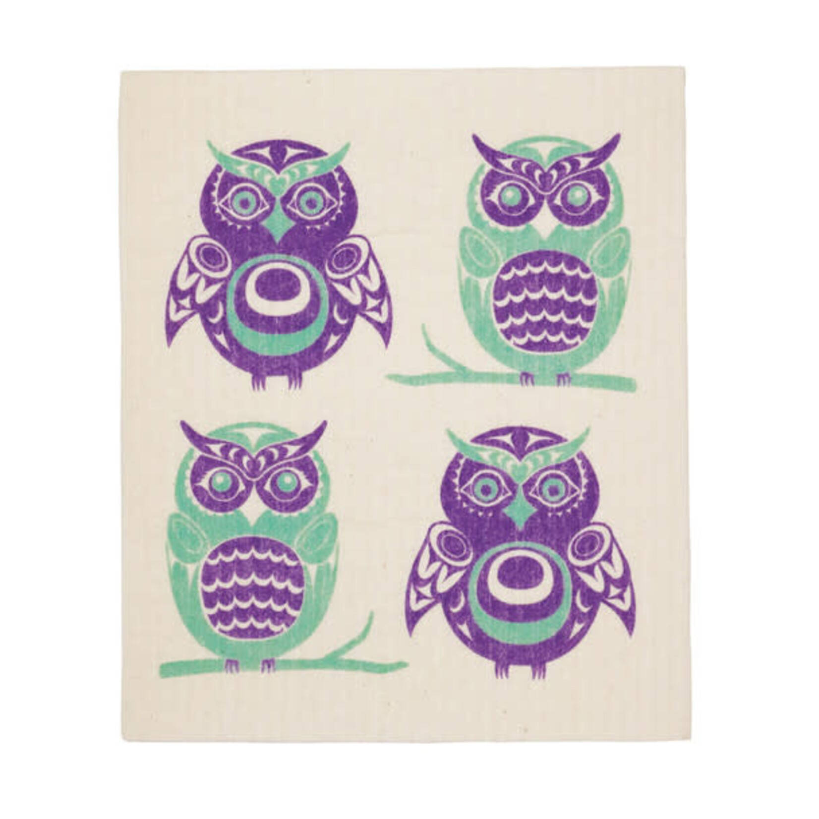 NATIVE NORTHWEST NATIVE NORTHWEST Eco Cloth - Owls