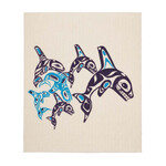 NATIVE NORTHWEST Eco Cloth - Orca Family