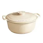EMILE HENRY EMILE HENRY SUBLIME Round Stew Pot 5.7L -  Cream