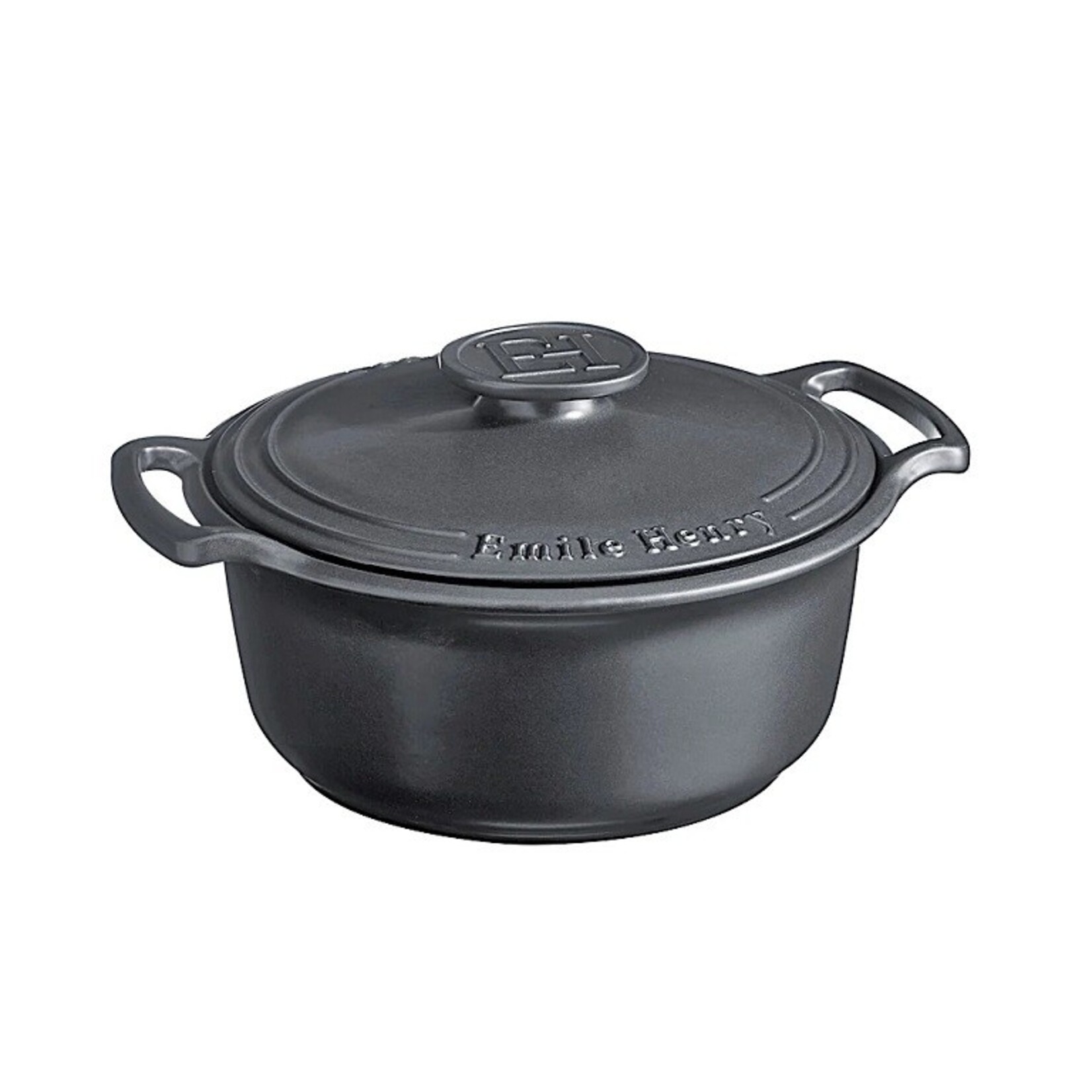 EMILE HENRY EMILE HENRY SUBLIME Round Stew Pot 7.1L- Graphite