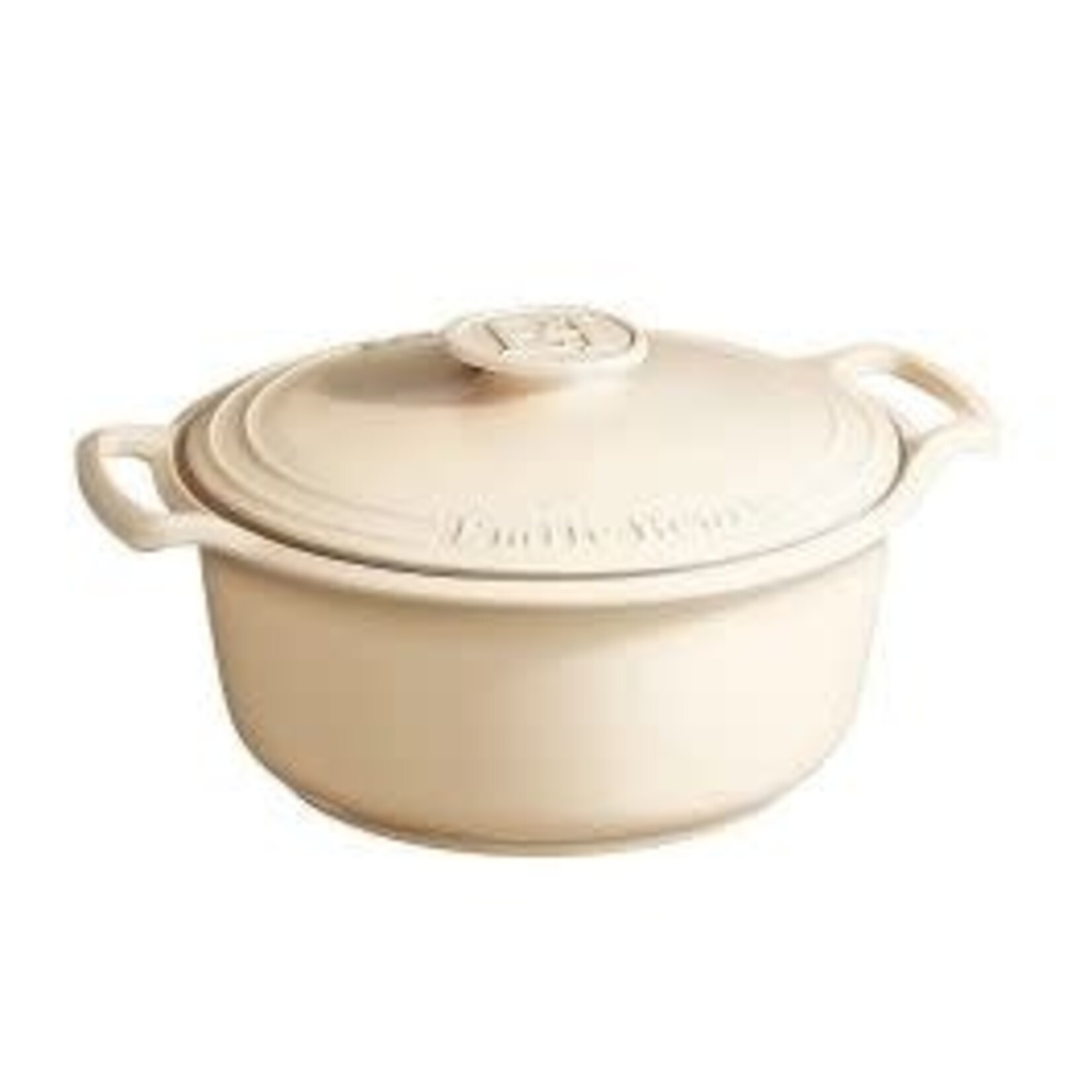 EMILE HENRY EMILE HENRY SUBLIME Round Stew Pot 7.1L -  Cream