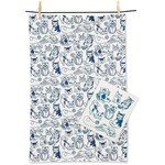 ABBOTT ABBOTT Playful Cats Dishcloth & Kitchen Towel Set