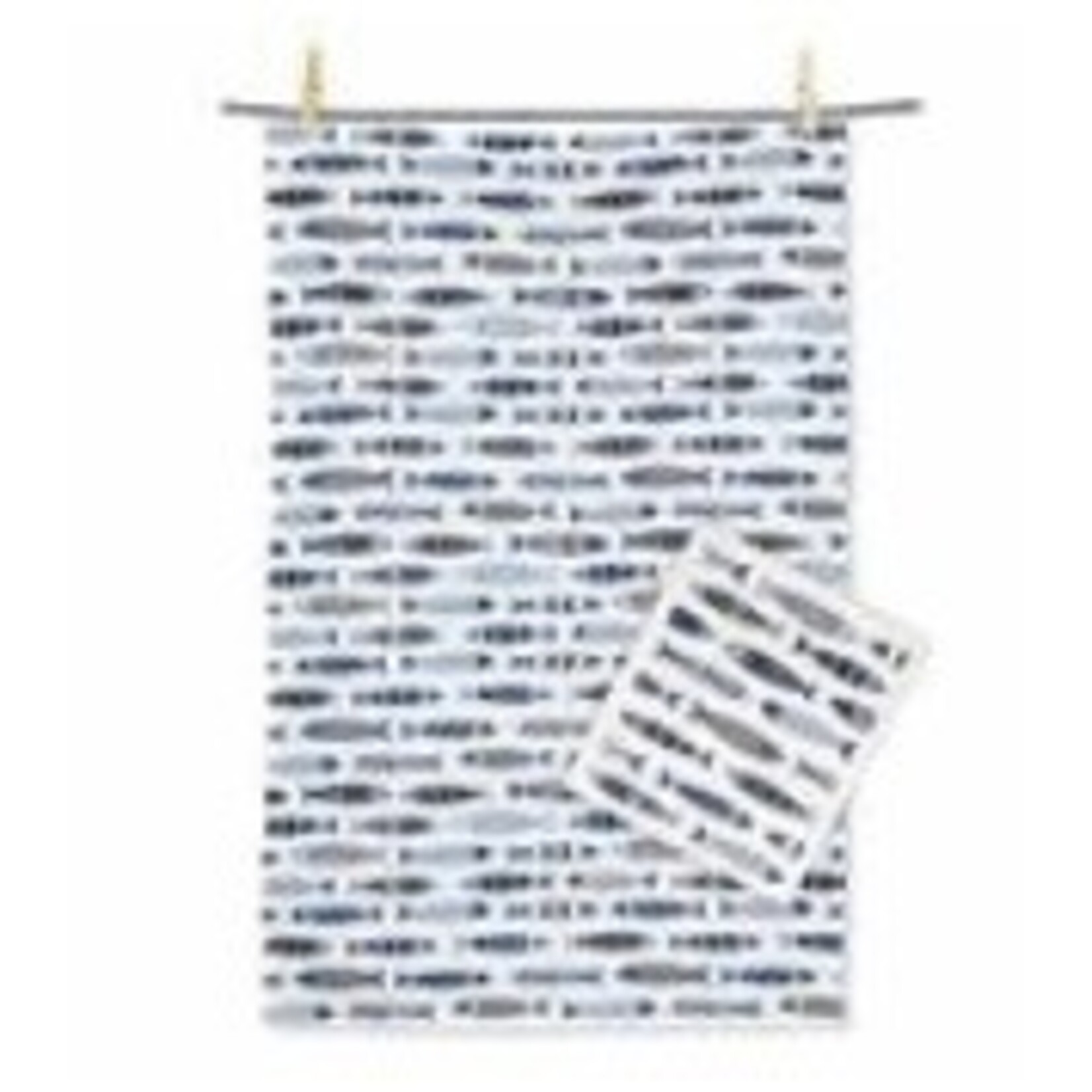 ABBOTT ABBOTT Swimming Fish Dishcloth & Kitchen Towel Set