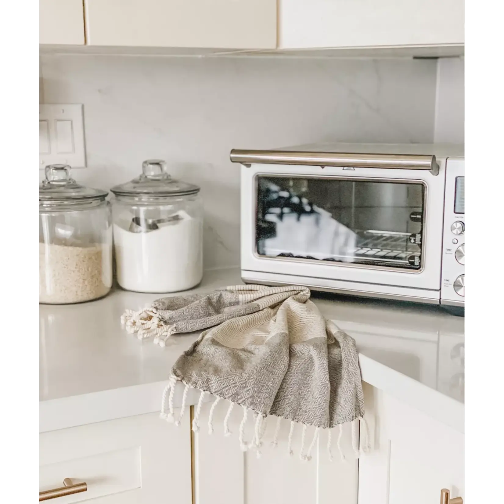 BREVILLE BREVILLE Smart Oven Air Fryer - Sea Salt/Brass