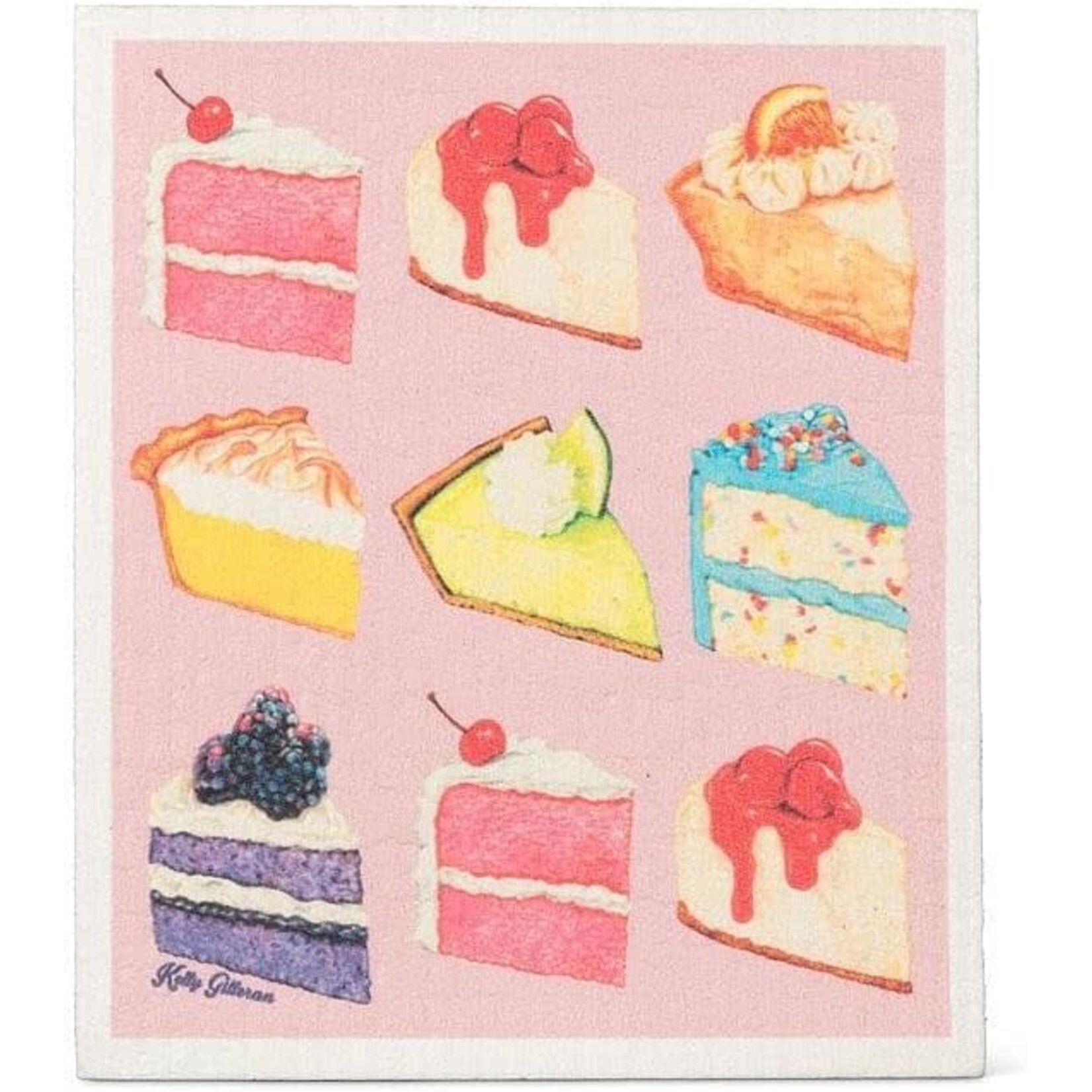 ABBOTT ABBOTT Slices of Cake Dishcloth