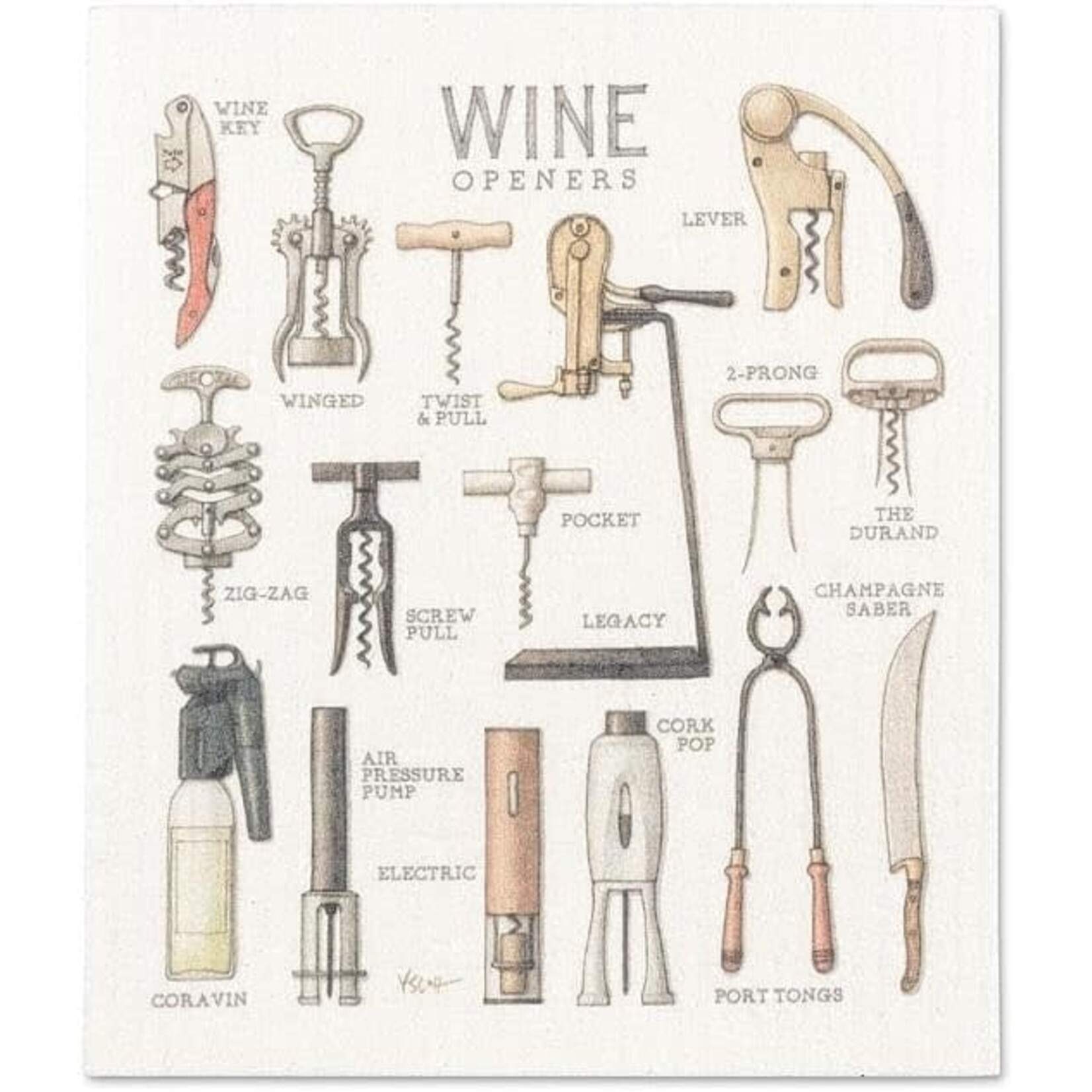ABBOTT ABBOTT Swedish Dishcloth - Wine Openers
