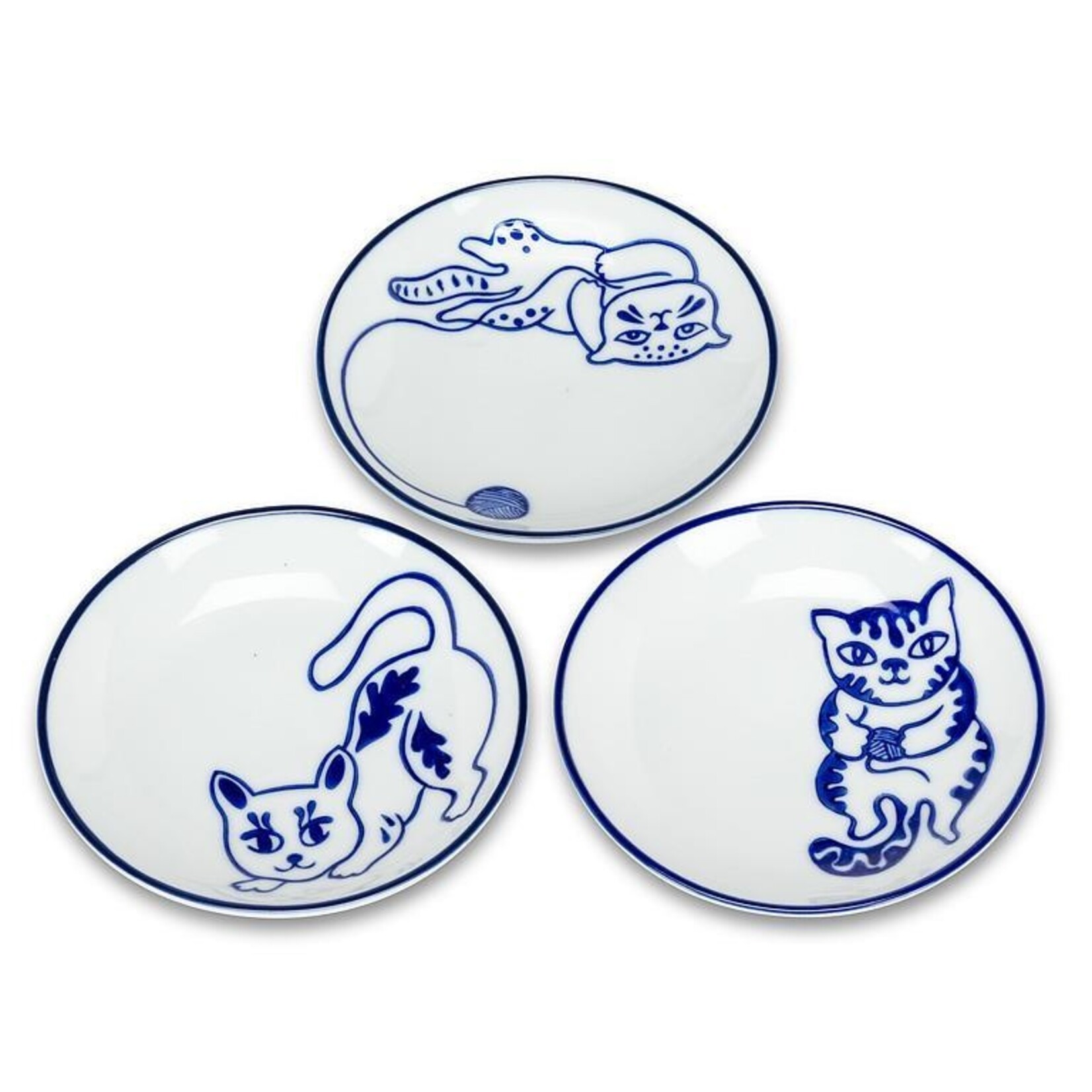 ABBOTT ABBOTT Small Playful Cats Plates Assort.