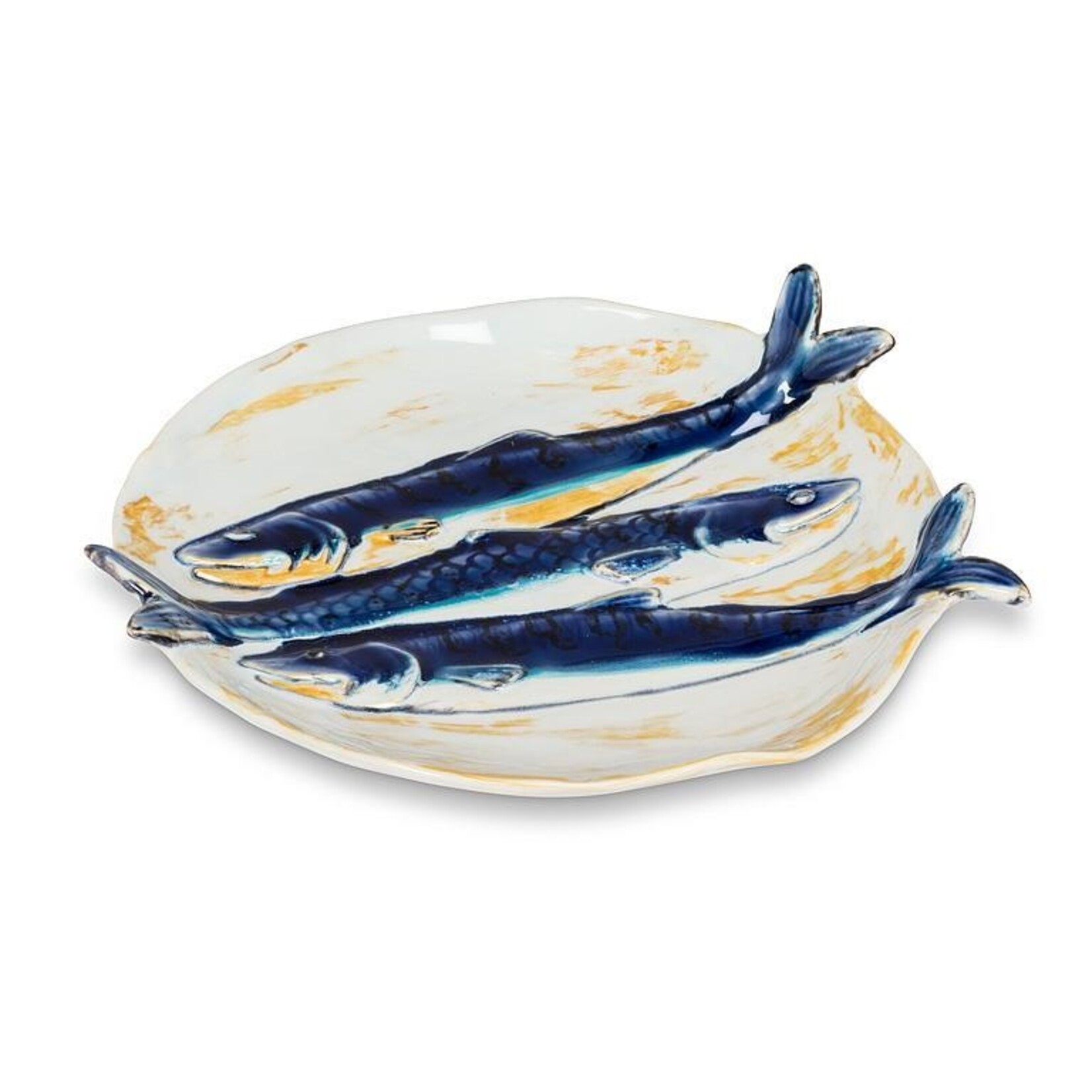 ABBOTT ABBOTT Triple Fish Plate - Blue/Yellow 7''