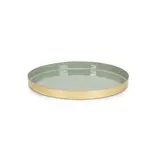 ABBOTT ABBOTT Med Round Enamel Tray - Green