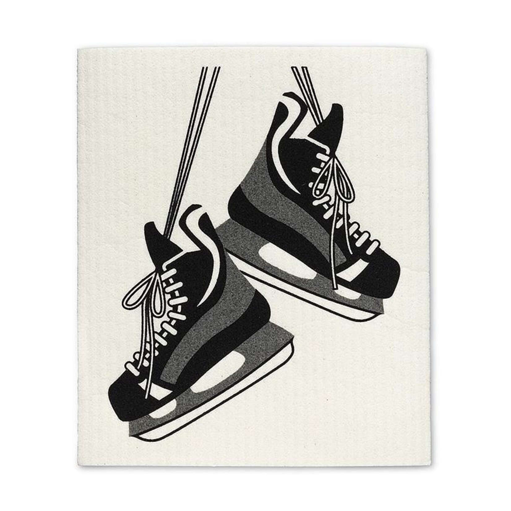 ABBOTT ABBOTT Swedish Dishcloth S/2 -Skates & Sticks