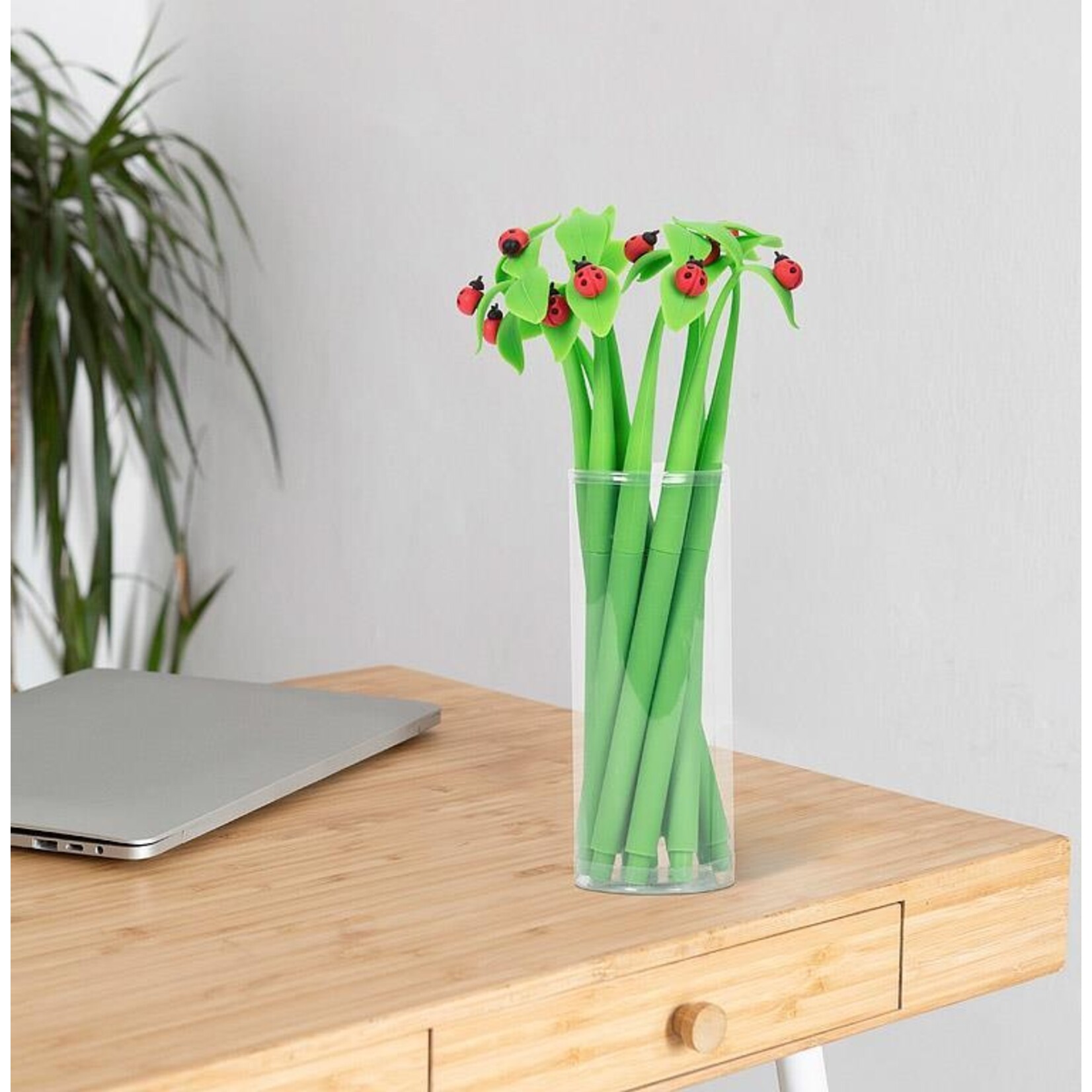 ABBOTT ABBOTT Ladybug on Leaf Pen  9"H