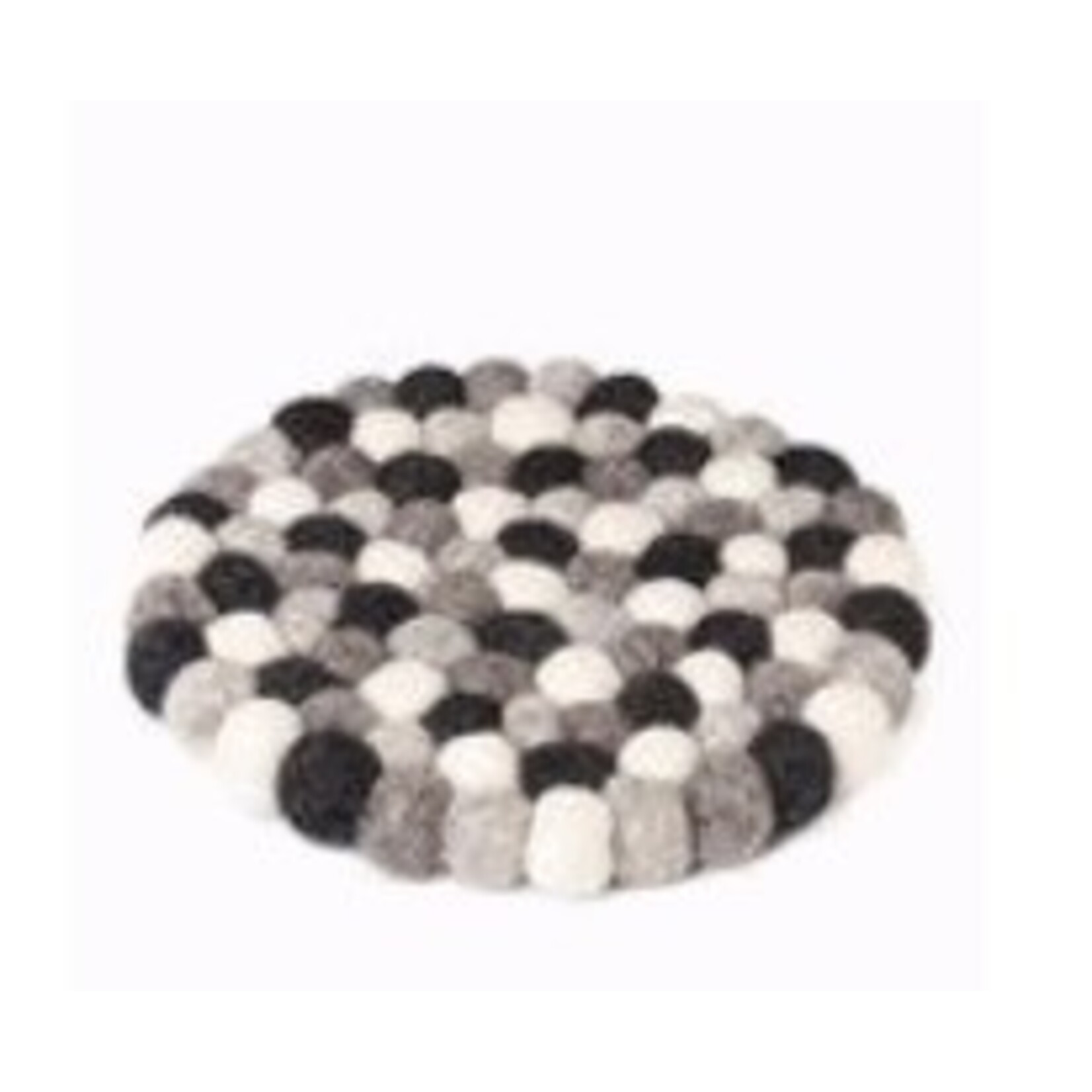 ABBOTT ABBOTT Felt Ball Trivet - Grey