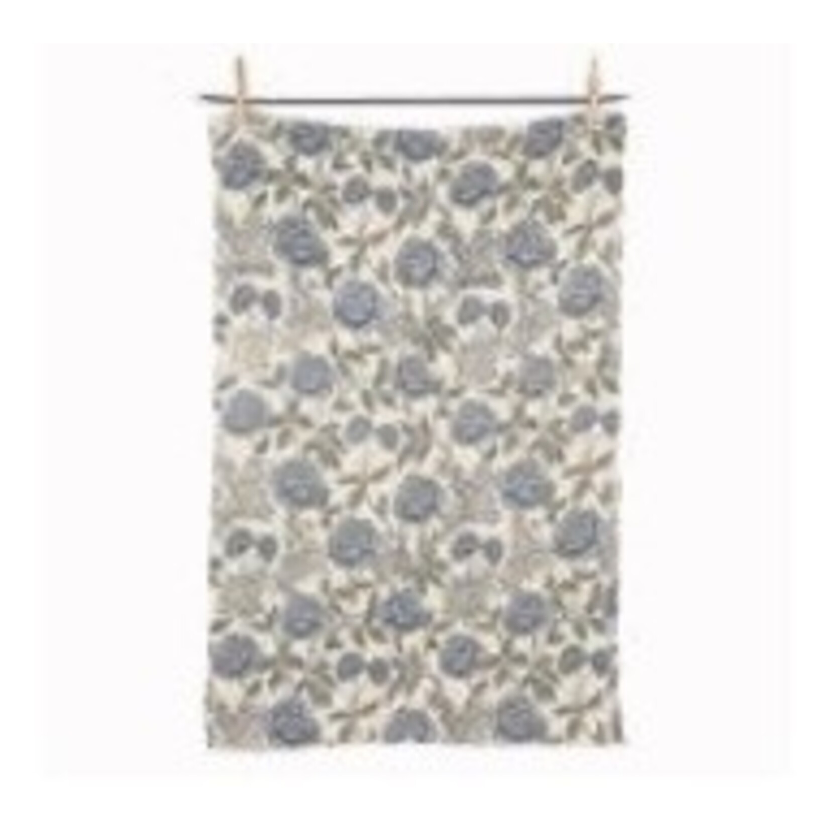 ABBOTT ABBOTT Blue Floral Kitchen Towel