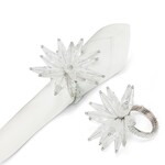 ABBOTT ABBOTT Napkin Ring Starburst - Clear