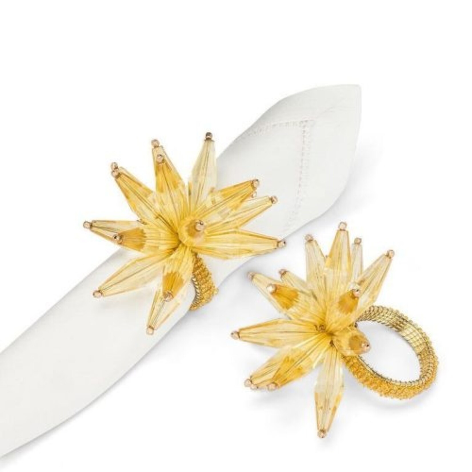 ABBOTT ABBOTT Napkin Ring Starburst - Gold
