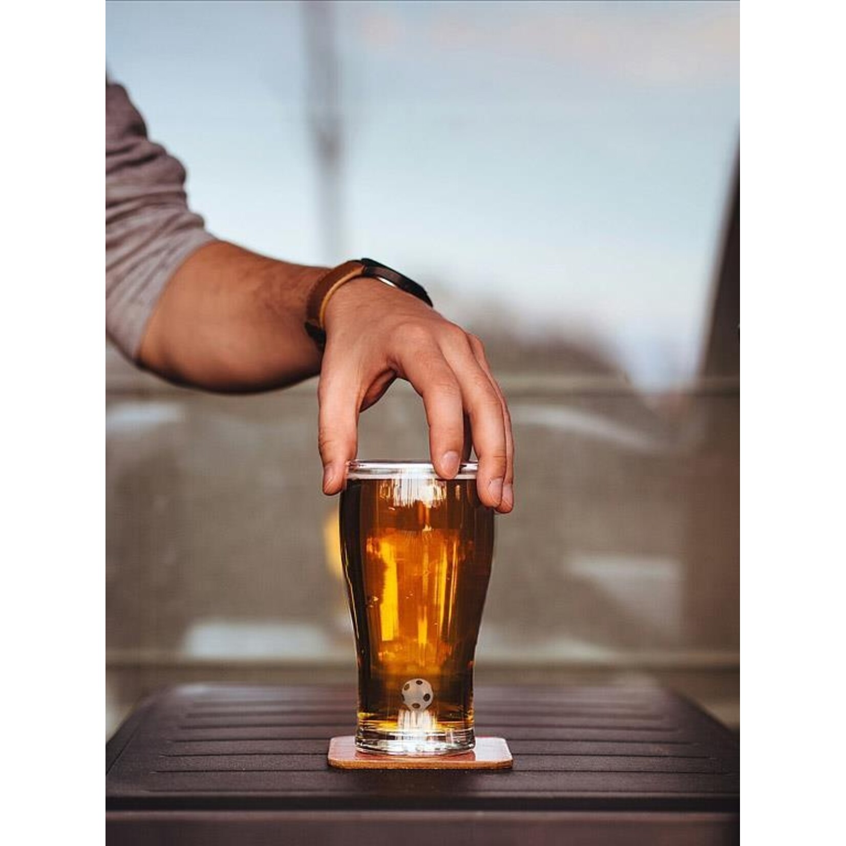 ABBOTT ABBOTT Soccer Ball Icon Beer Glass