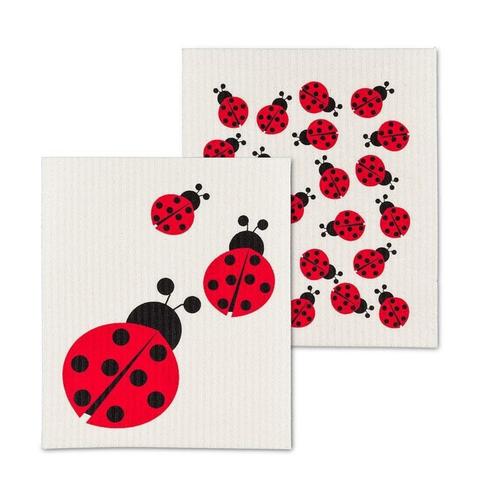 ABBOTT ABBOTT Ladybug Swedish Dishcloth S/2