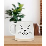 ABBOTT ABBOTT Wide Base Mug - Cat Face