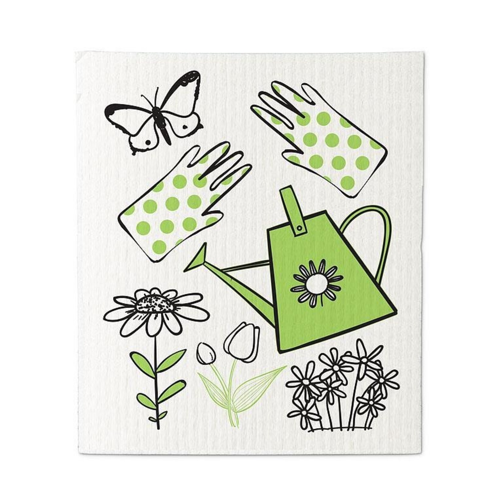 ABBOTT ABBOTT Swedish Dishcloth - Garden Icons