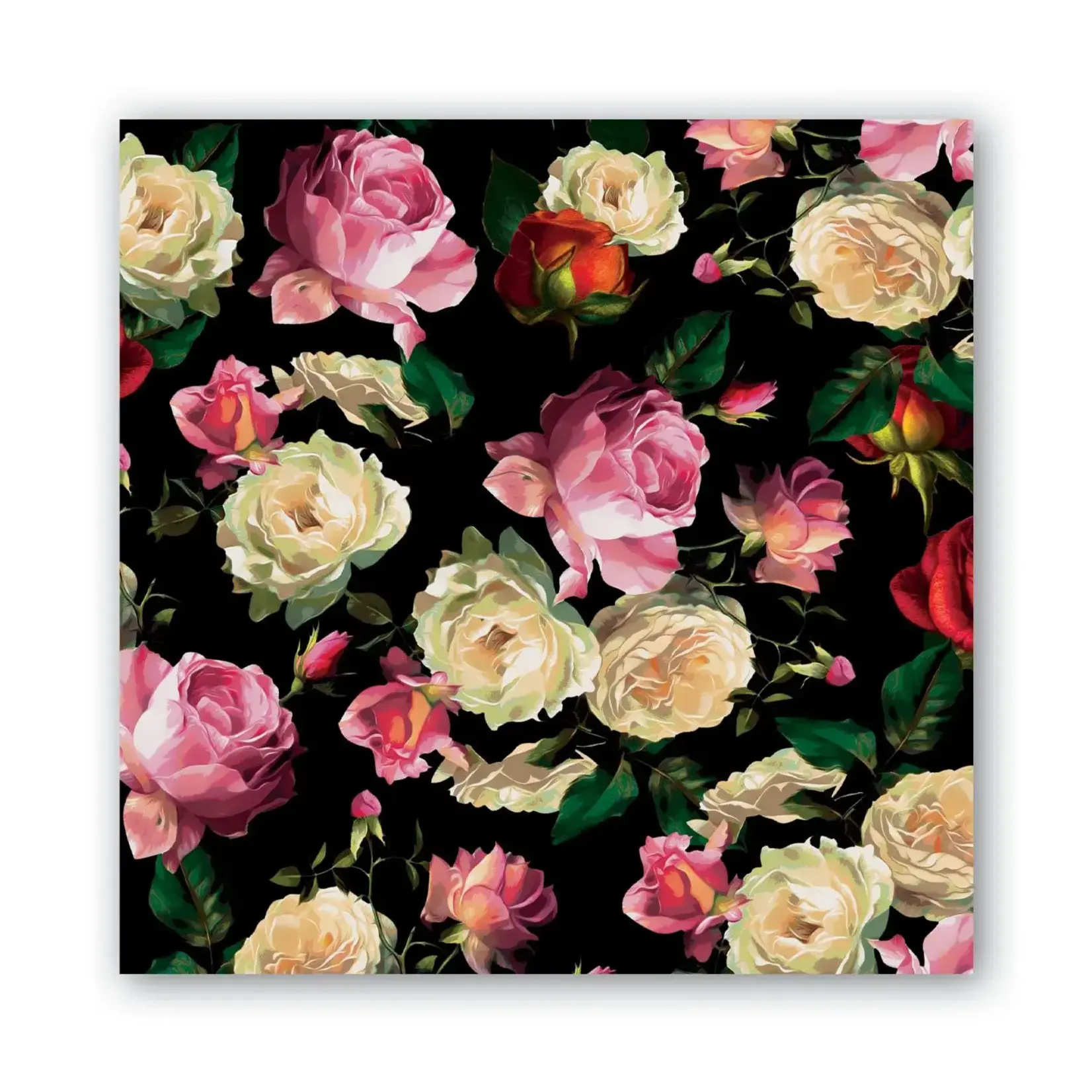 MICHEL DESIGN WORKS MICHEL DESIGN Lunch Napkin - Midnight Rose