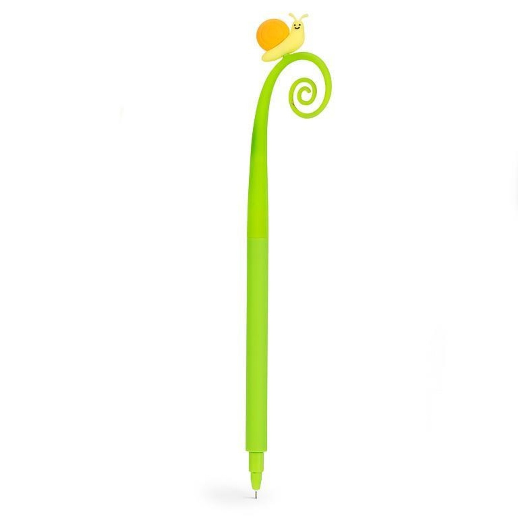 ABBOTT ABBOTT Snail on Curly Stem Pen  9"H
